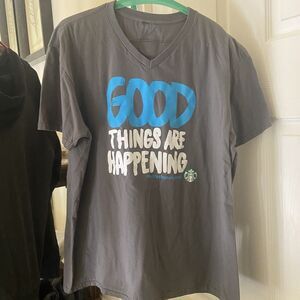 Starbucks Employee Community Service “Good Things Are Happening” Size Large